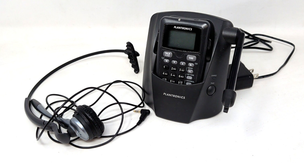 Plantronics CT14 DECT CORDLESS HEADSET PHONE WITH MAIN BASE AND AC